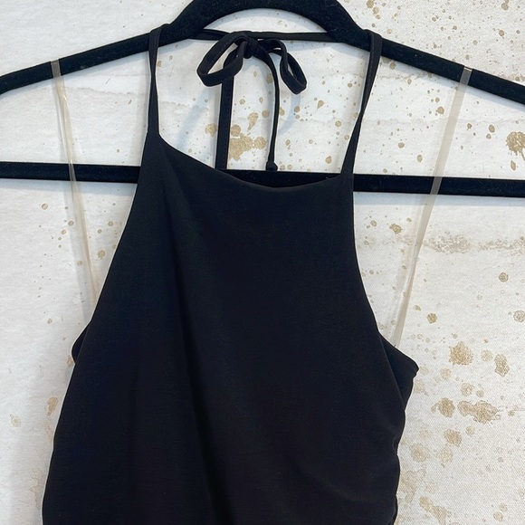 Cheryls Kids Black Rouched Dress - Picture 2 of 4